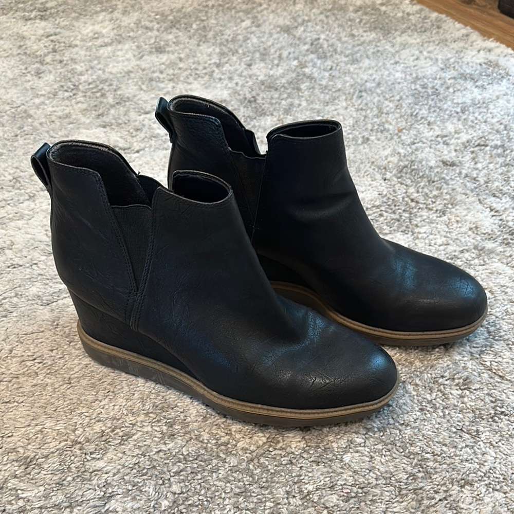 Dr. scholls wedge booties - 11
